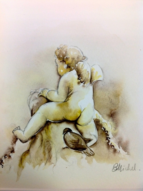vente aquarelle Angelot 2