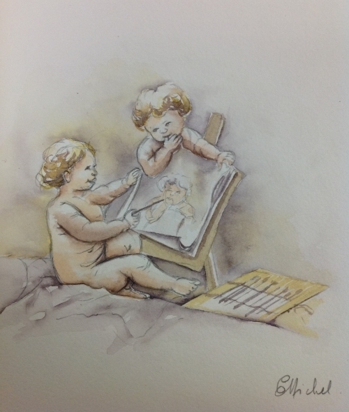 vente aquarelle Angelot 4