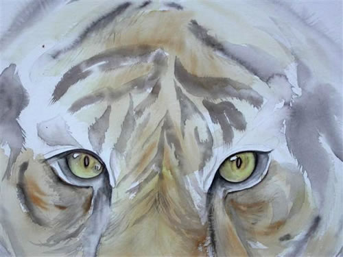 vente aquarelle Regard