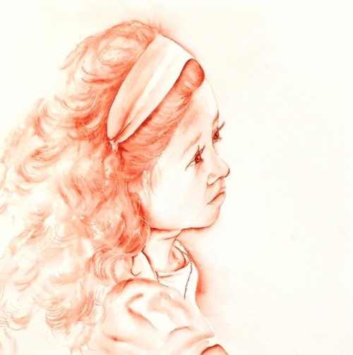 vente aquarelle Angèle