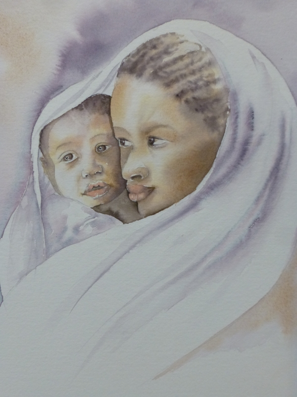 vente aquarelle Regards 