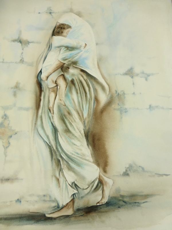 vente aquarelle Douceur voilée