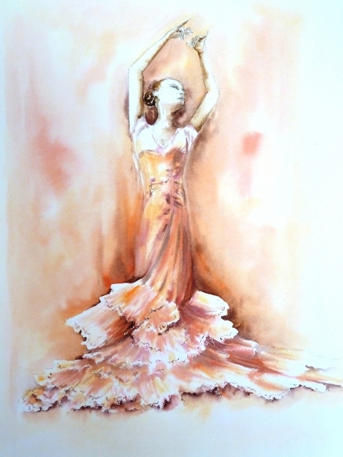 vente aquarelle Chrisitna