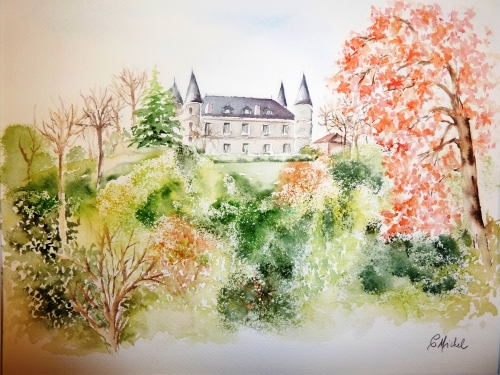 vente aquarelle Pointis Inard