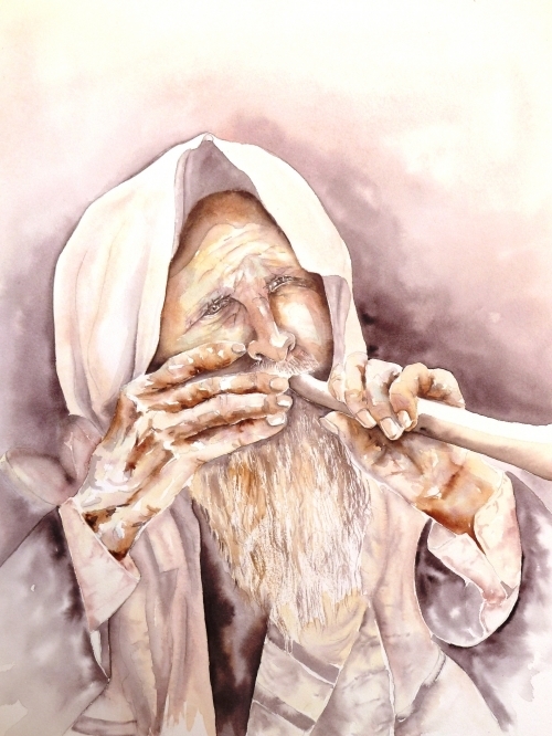 vente aquarelle El Sofar