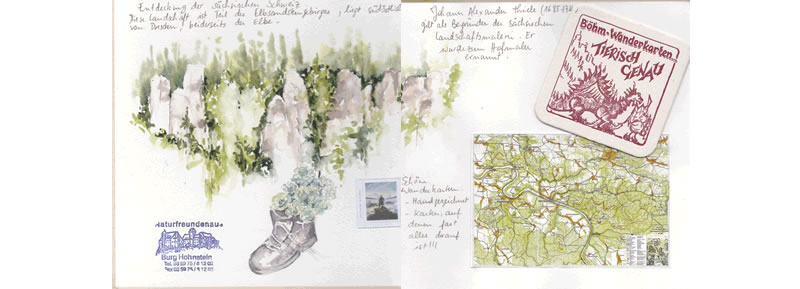 Carnet de voyage en Allemagne - Voyage Aquarelle