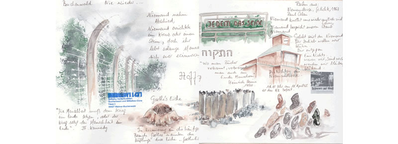Carnet de voyage en Allemagne - Voyage Aquarelle