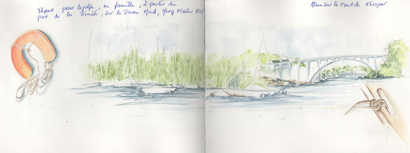 Carnet de voyage à Carnac. 19