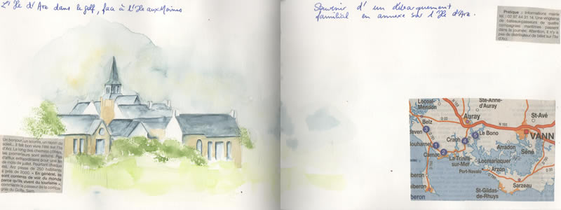 Carnet de voyage à Carnac. 28