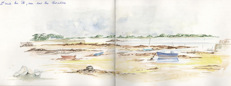 Carnet de voyage à Carnac. 6