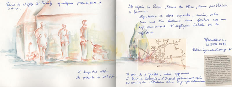 Carnet de voyage à Carnac. 9