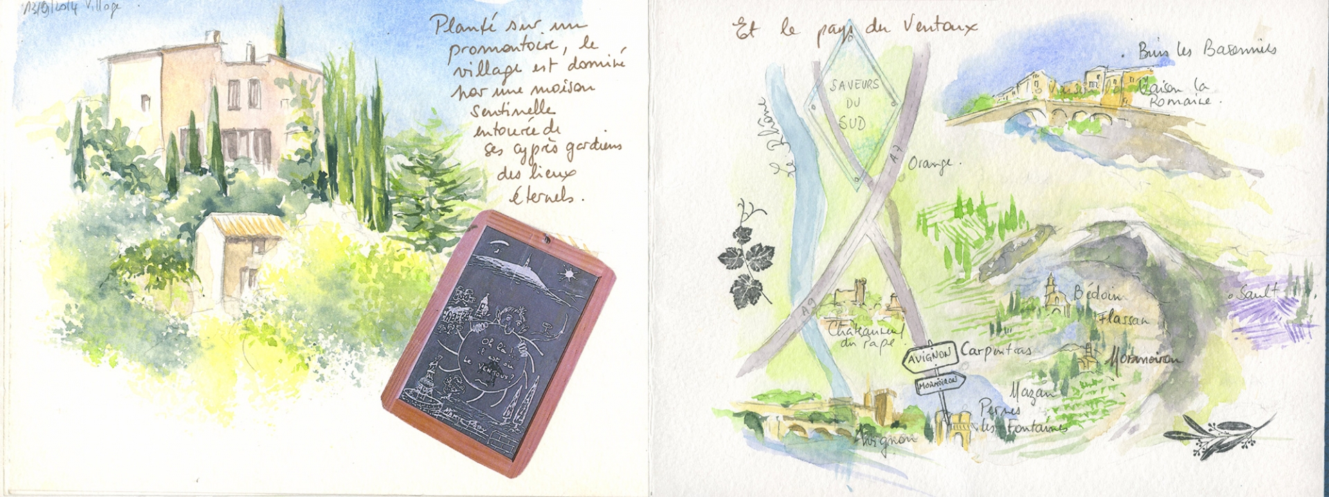 Carnet de voyage à Mormoiron 3