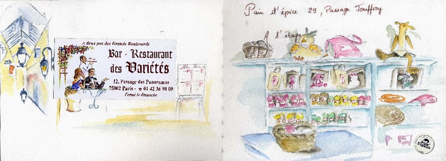 Carnet de croquis sur Paris 2