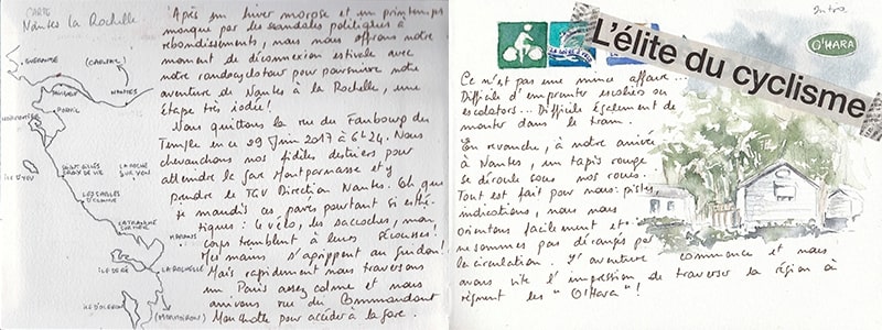 Carnet de voyage à vélo de Nantes à la Rochelle 1