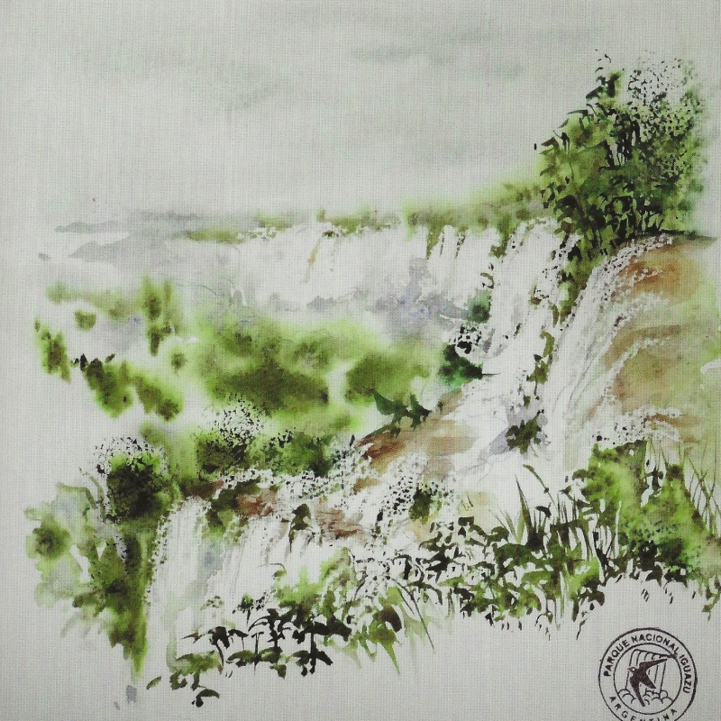 vente aquarelle Iguazu