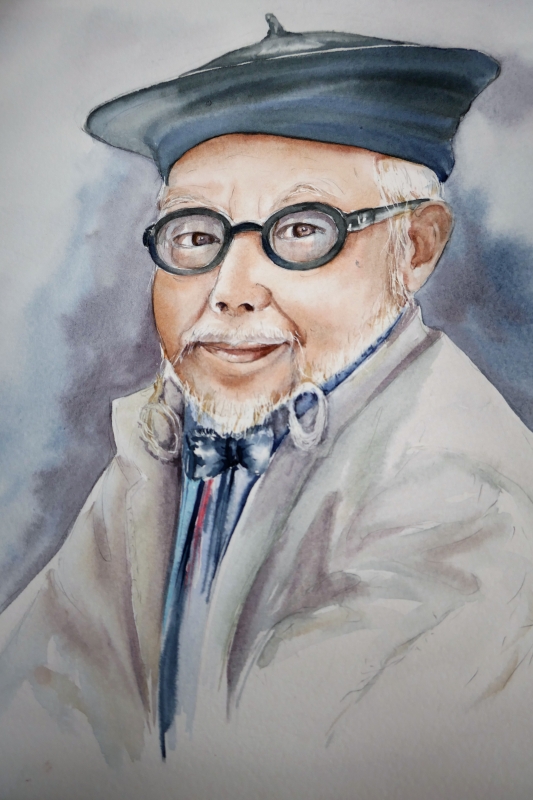 vente aquarelle M Morimoto Kenichi