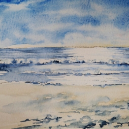 Aquarelle Bord De Mer Vente D Aquarelles Par L Aquarelliste Catherine Michel