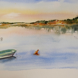 Aquarelle Bord De Mer Vente D Aquarelles Par L Aquarelliste Catherine Michel