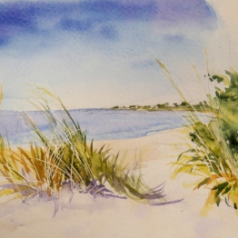 Aquarelle Bord De Mer Vente D Aquarelles Par L Aquarelliste Catherine Michel