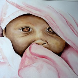 vente aquarelle Enfant