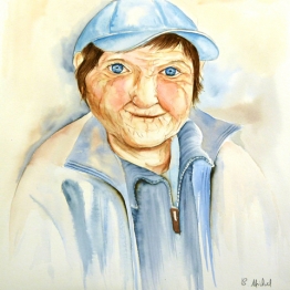 vente aquarelle Sur le canal